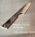 Knife making workshop: marking knife